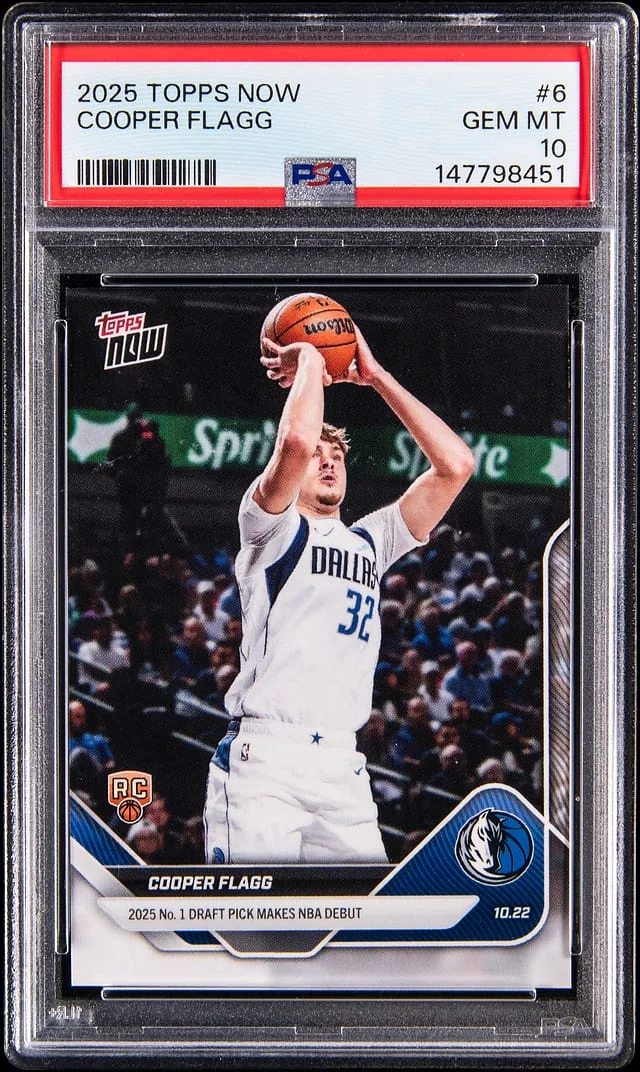 2025-26 Topps Now Cooper Flagg #6 card image