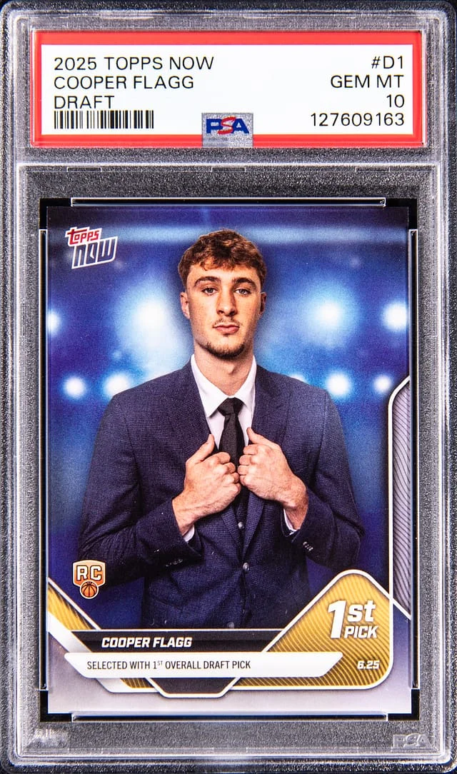 2025-26 Topps Now Cooper Flagg Draft #D1 card image