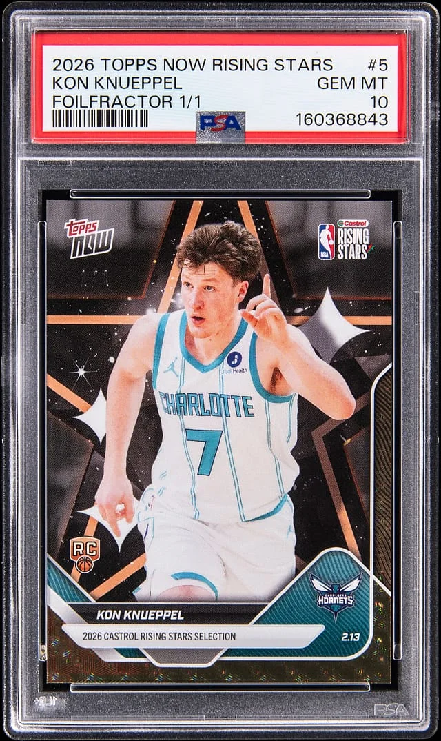2025-26 Topps Now Kon Knueppel Rising Stars Foilfractor #RS5 card image