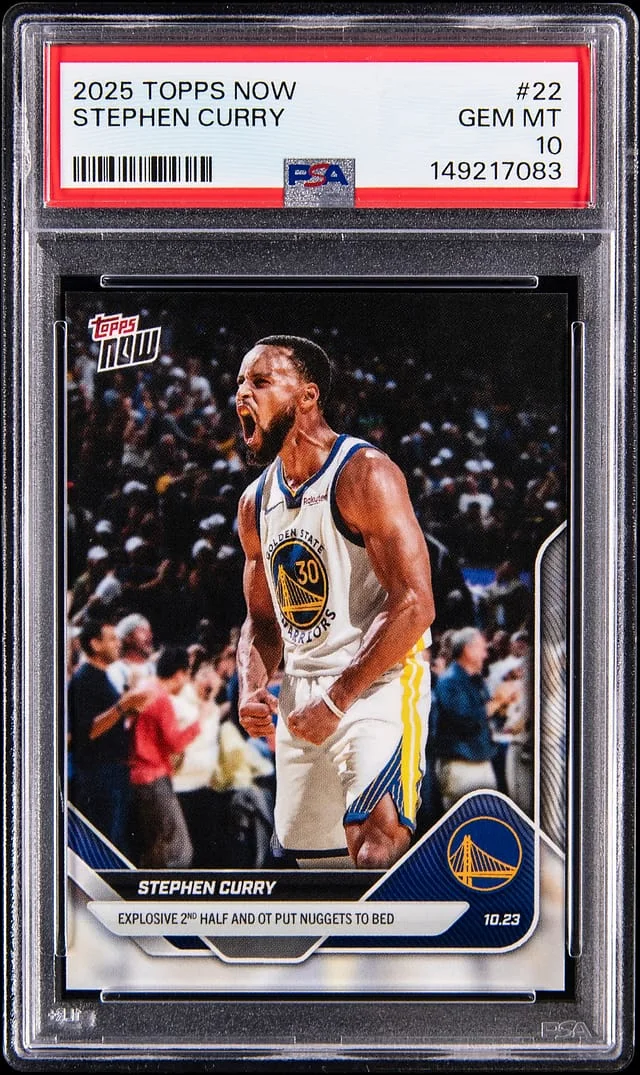 2025-26 Topps Now Stephen Curry #22 card image