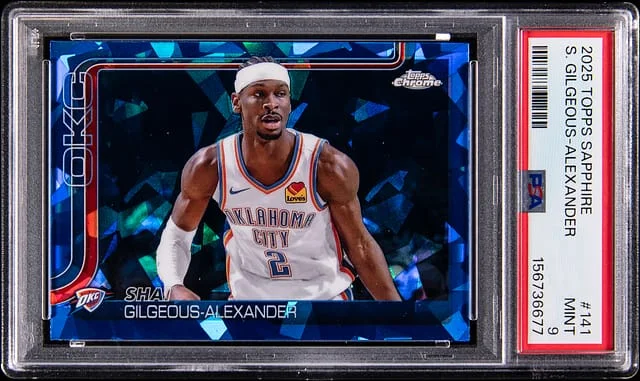 2025-26 Topps Shai Gilgeous-Alexander Sapphire #141 card image