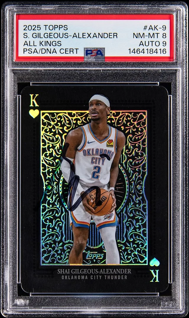 2025-26 Topps Shai Gilgeous-Alexander All Kings #AK-9 card image