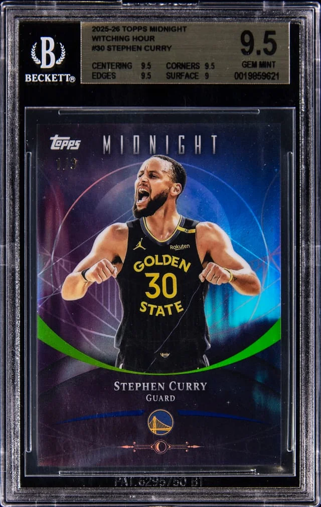 2025-26 Topps Stephen Curry Midnight Witching Hour #30 card image
