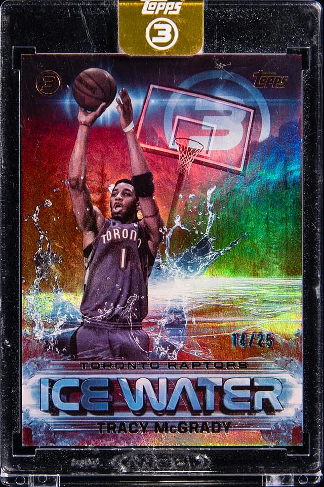 2025-26 Topps Tracy McGrady - Topps Encased 3 Icy Water #IW-36 card image