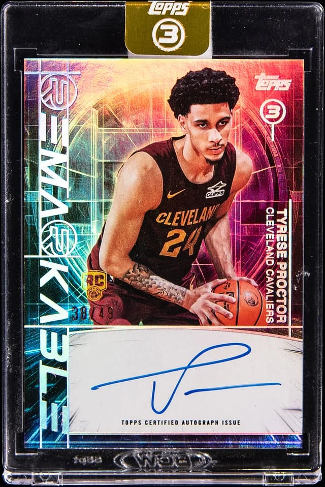 2025-26 Topps Tyrese Proctor 3 Remarkable #RM-TP card image