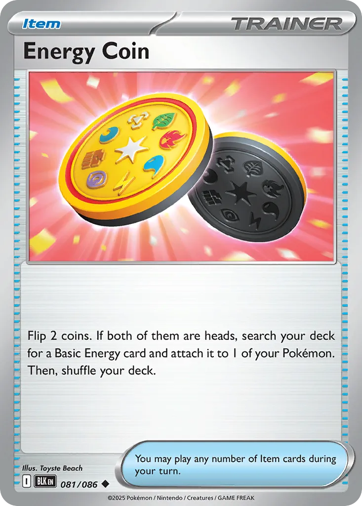 2025 Black Bolt Energy Coin Uncommon #81/86 Uncommon card image