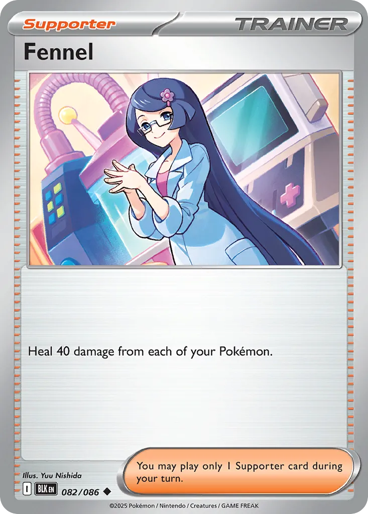 2025 Black Bolt Fennel Uncommon #82/86 Uncommon card image
