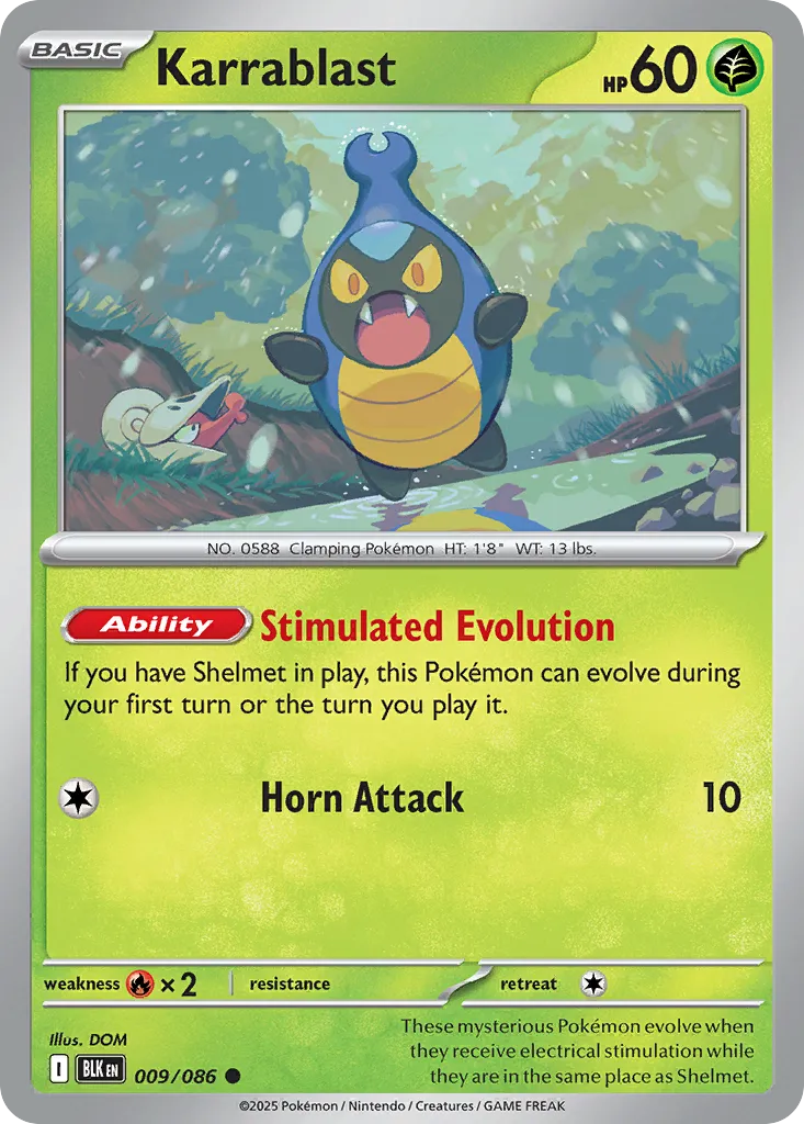 2025 Black Bolt Karrablast Common #09/86 Common card image