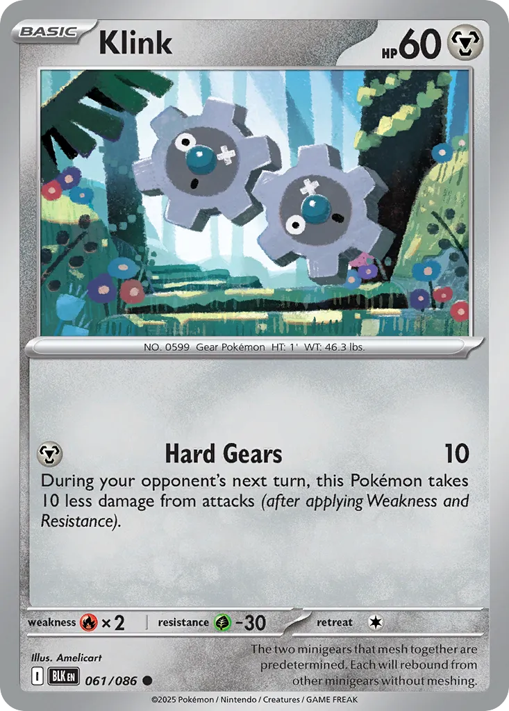 2025 Black Bolt Klink Common #61/86 Common card image