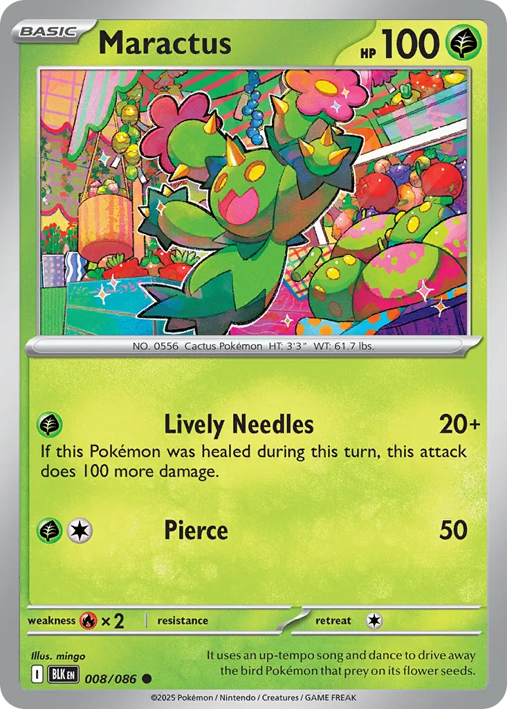 2025 Black Bolt Maractus Common #08/86 Common card image