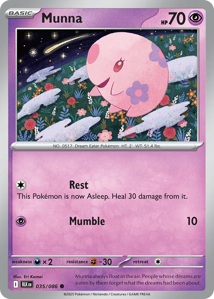 2025 Black Bolt Munna #35/86 Common card image