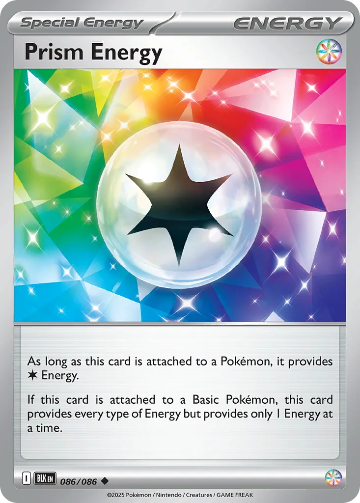 2025 Black Bolt Prism Energy #86/86 Uncommon card image