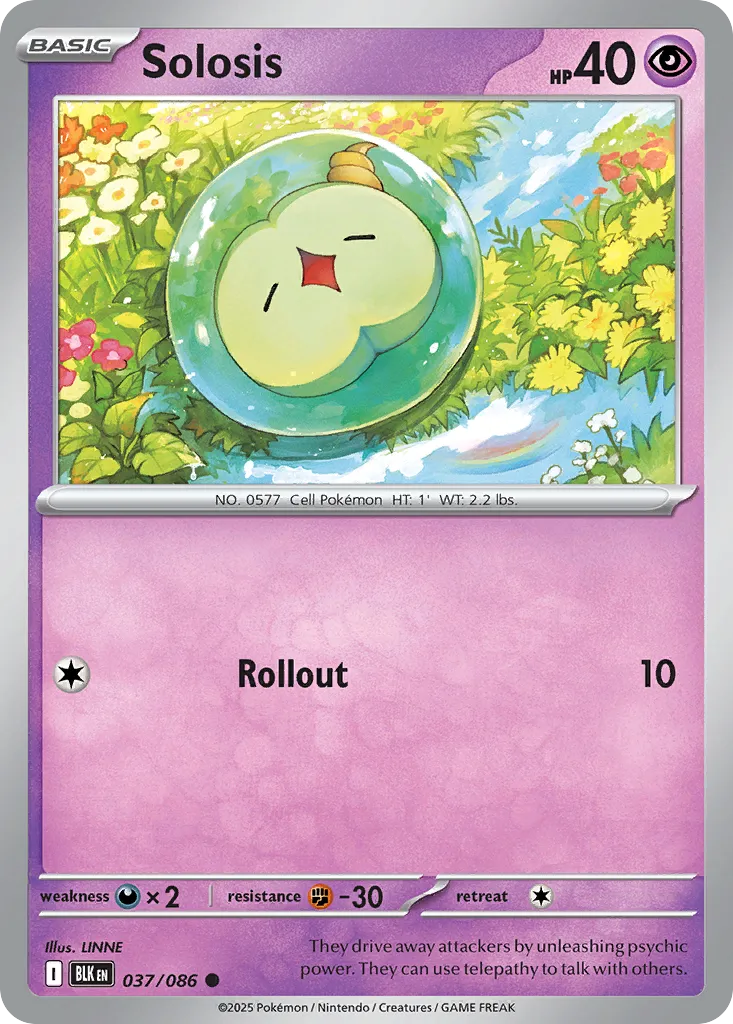 2025 Black Bolt Solosis Common #37/86 Common card image