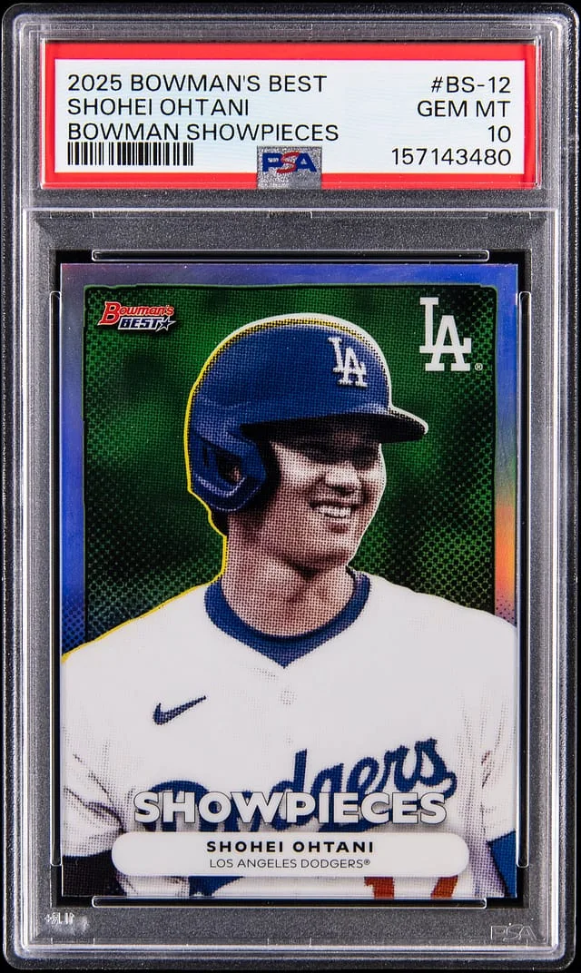2025 Bowman Best Shohei Ohtani Bowman Showpieces #BS-12 card image
