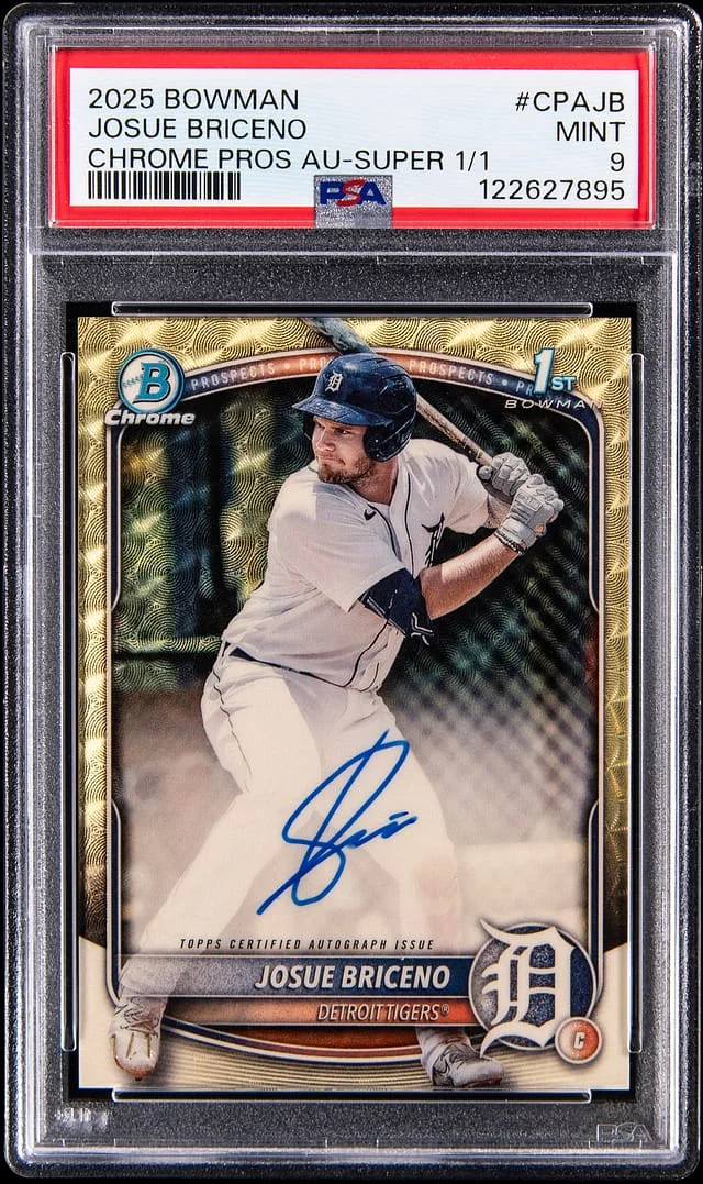 2025 Bowman Chrome Josue Briceno Prospect Autographs SuperFractor #CPA-JB card image