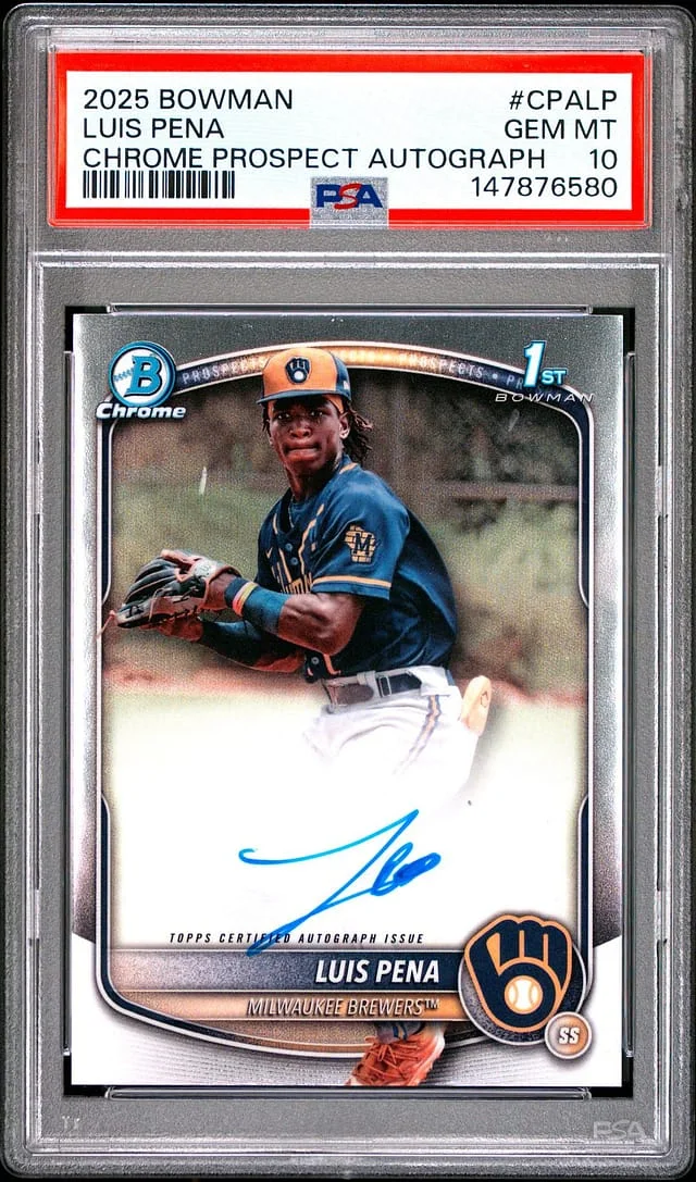 2025 Bowman Chrome LP Luis Pena Autograph #CPA- card image
