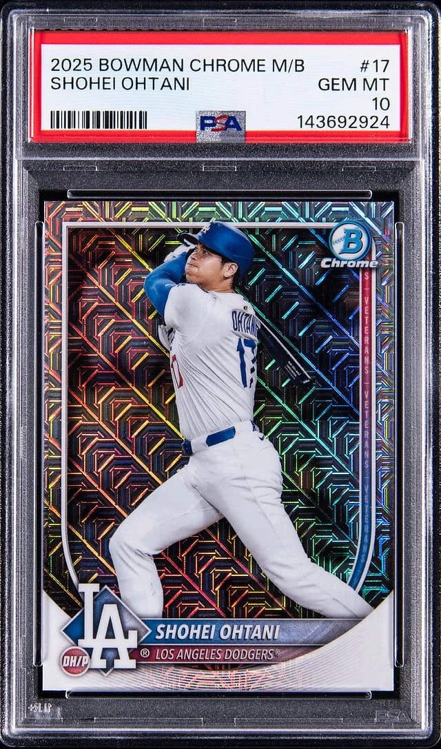 2025 Bowman Chrome Mega Box Refractor Shohei Ohtani #17 #no-number card image