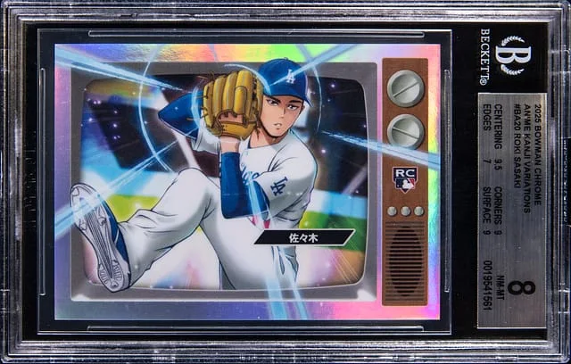 2025 Bowman Chrome Roki Sasaki Anime Kanji Variations #BA-20 card image