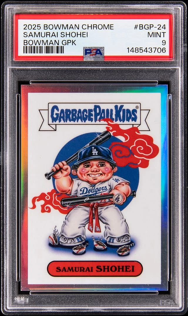 2025 Bowman Chrome Samurai Shohei Bowman Garbage Pail Kids #BGP-24 card image