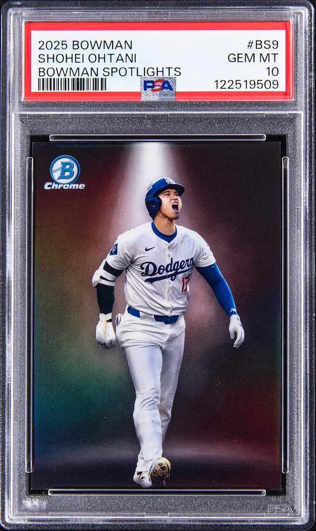 2025 Bowman Chrome Shohei Ohtani Spotlights #BS-9 card image