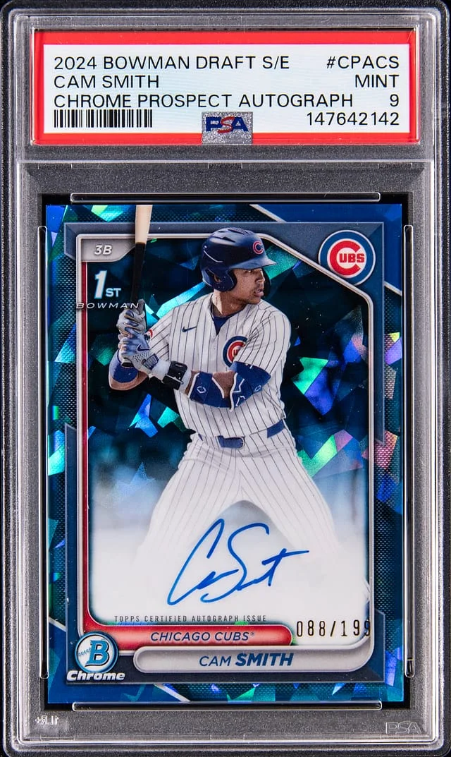 2025 Bowman Draft Sapphire Cam Smith Edition Chrome Prospect Autograph #CPA-CS card image