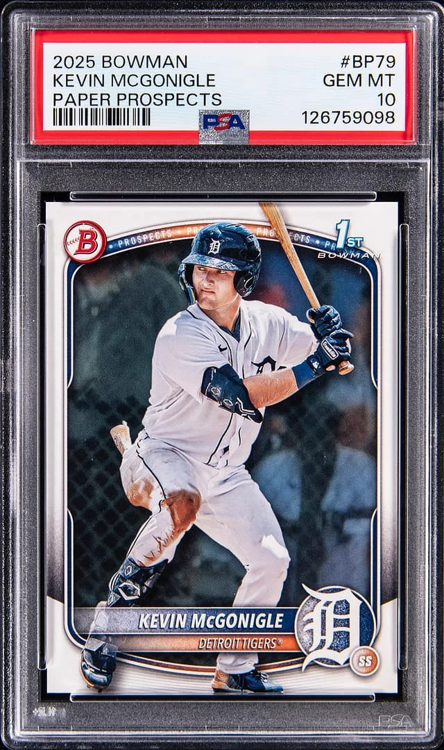 2025 Bowman Kevin McGonigle Paper Prospects #BP79 card image