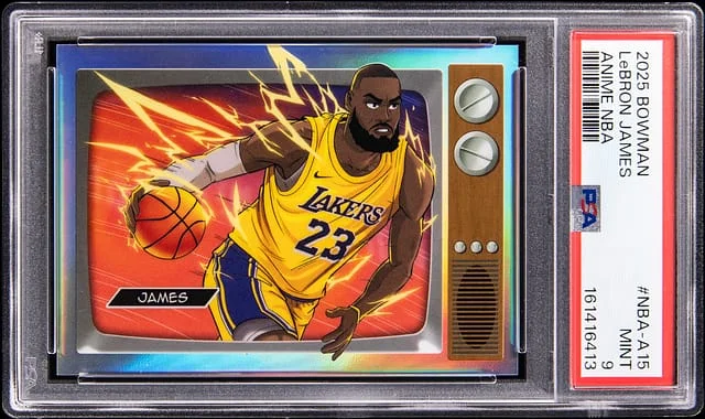 2025 Bowman LeBron James Anime NBA #NBA-A15 card image