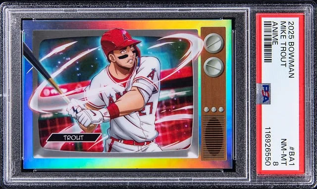 2025 Bowman Mike Trout Anime #BA-1 card image