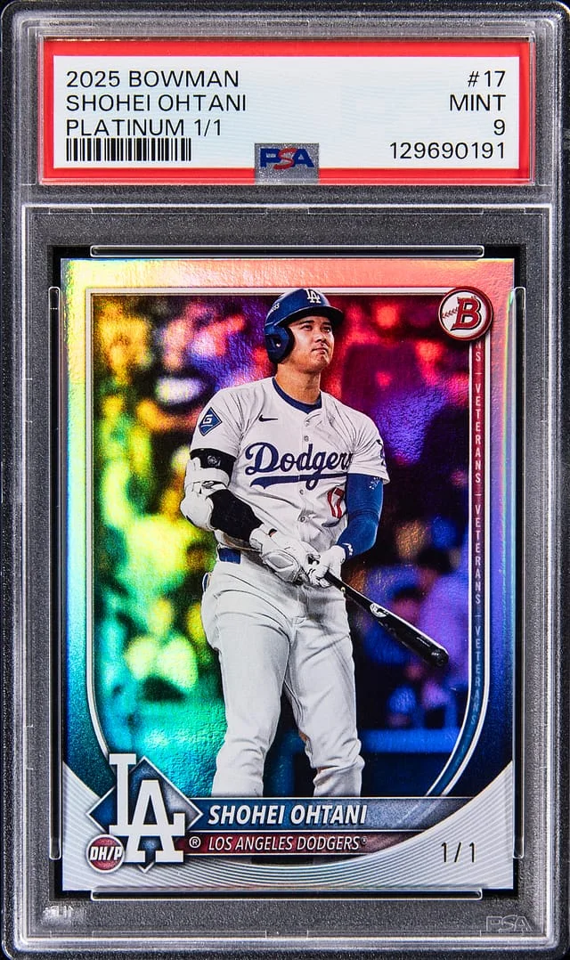2025 Bowman Platinum Shohei Ohtani #17 card image