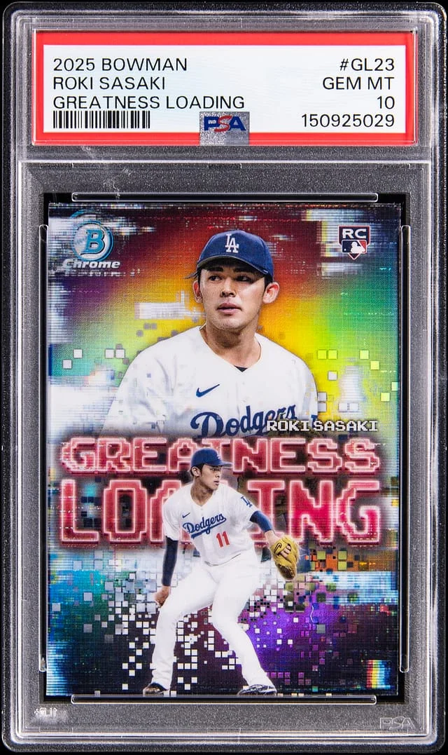 2025 Bowman Roki Sasaki Greatness Loading #GL-23 card image