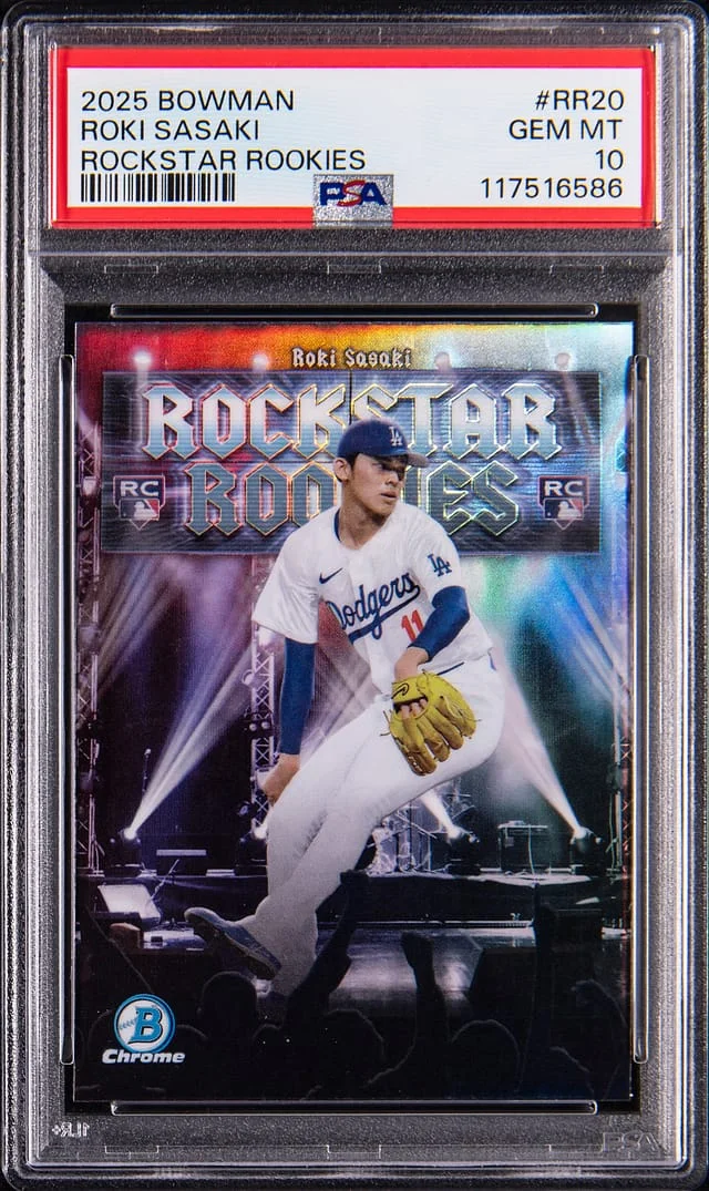 2025 Bowman Roki Sasaki Rockstar Rookies #RR-20 card image