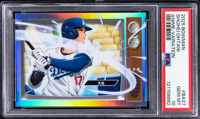 2025 Bowman Shohei Ohtani Anime Kanji Variation #BA-27 card image