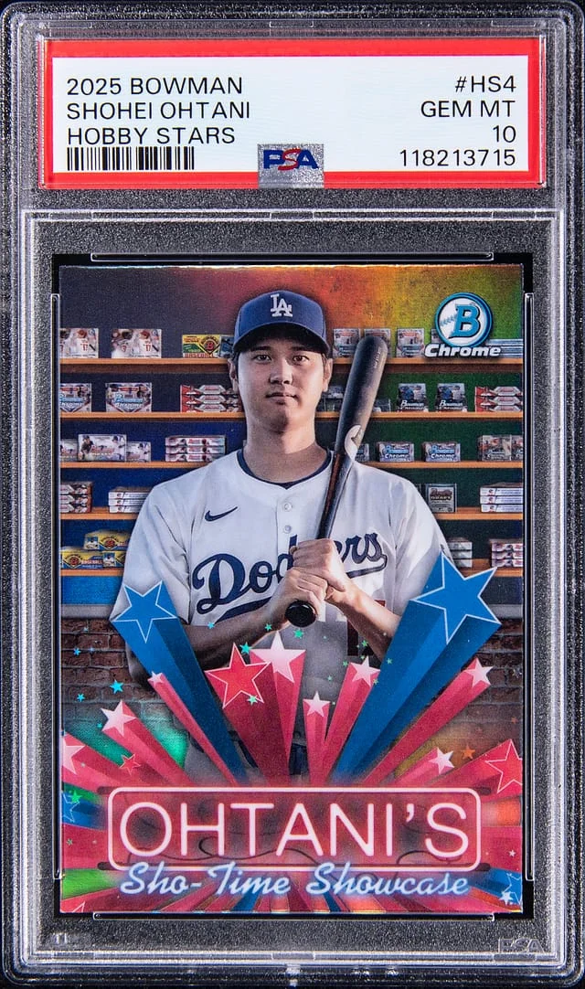 2025 Bowman Shohei Ohtani Hobby Stars #HS-4 card image