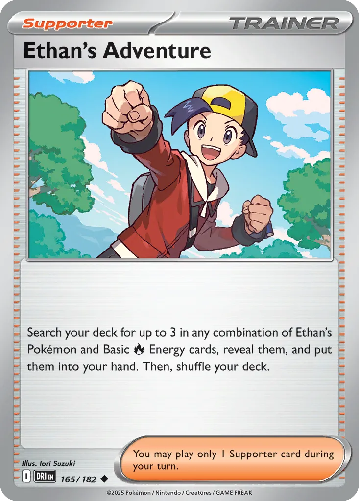 2025 Destined Rivals Ethan's Adventure Uncommon #165/182 Uncommon card image