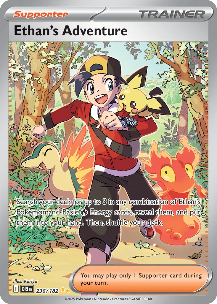 2025 Destined Rivals Ethan's Adventure #236/182 Special Illustration Rare card image