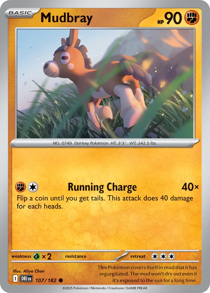 2025 Destined Rivals Mudbray #107/182 Common card image