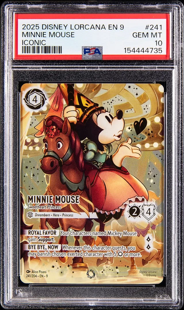2025 Disney Lorcana EN 9 Iconic Minnie Mouse #241 card image