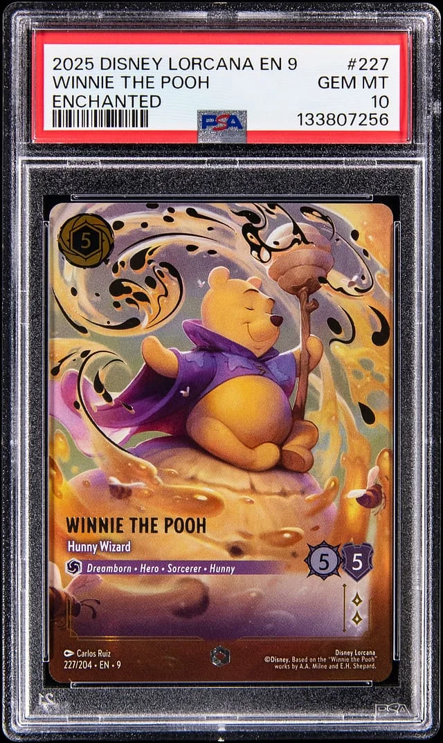 2025 Disney Lorcana English 9 Enchanted Winnie The Pooh #227 card image