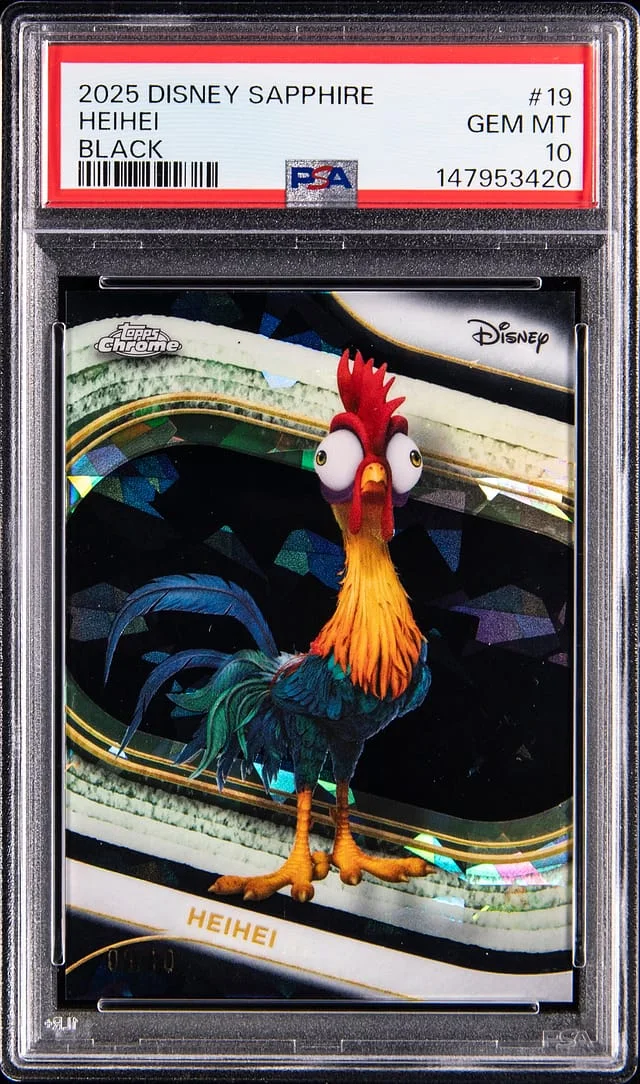 2025 Disney Sapphire Black Heihei #19 card image