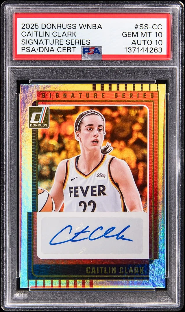 2025 Donruss Caitlin Clark WNBA Signature Series #SS-CC card image
