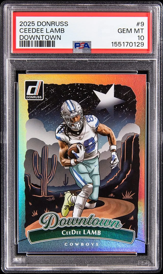 2025 Donruss CeeDee Lamb Downtown #9 card image