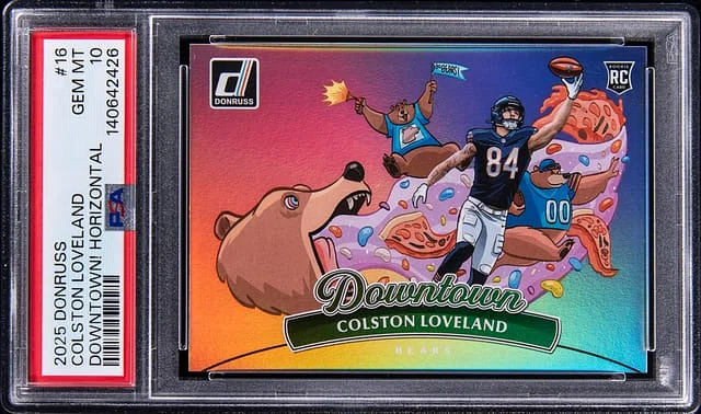 2025 Donruss Colston Loveland Downtown! Horizontal #16 card image