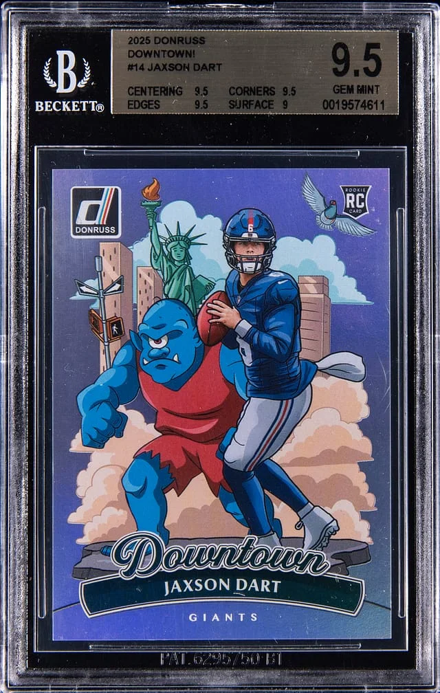 2025 Donruss Jaxson Dart Downtown! #14 card image