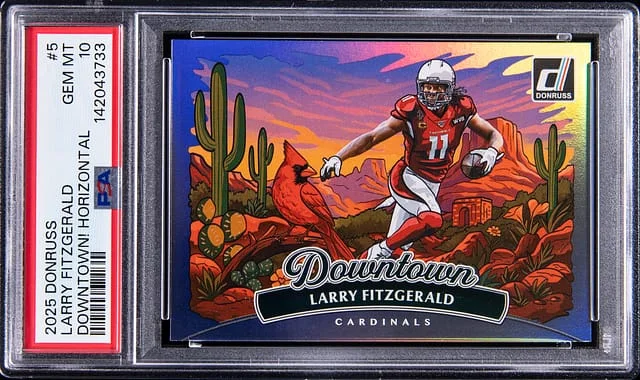 2025 Donruss Larry Fitzgerald Downtown! Horizontal #5 card image