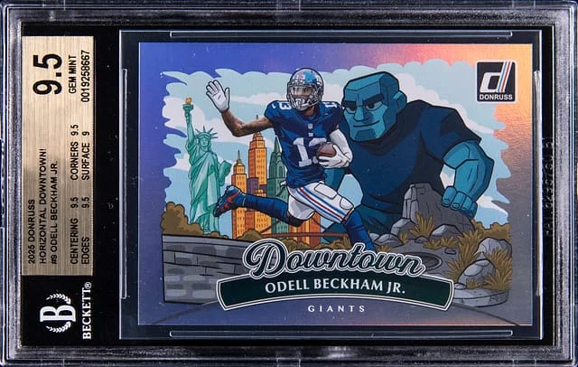 2025 Donruss Odell Beckham Jr. Horizontal Downtown! #9 card image