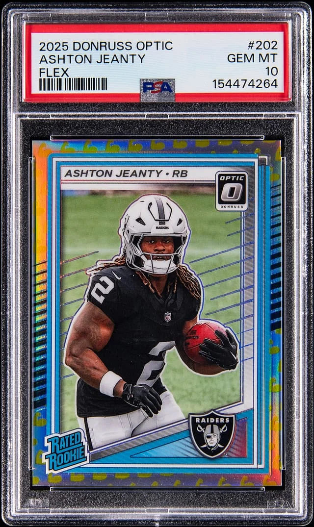2025 Donruss Optic Ashton Jeanty Flex #202 card image