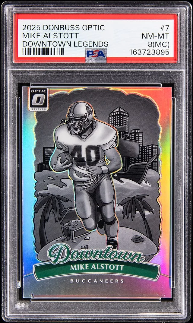 2025 Donruss Optic Mike Alstott Downtown Legends #7 card image