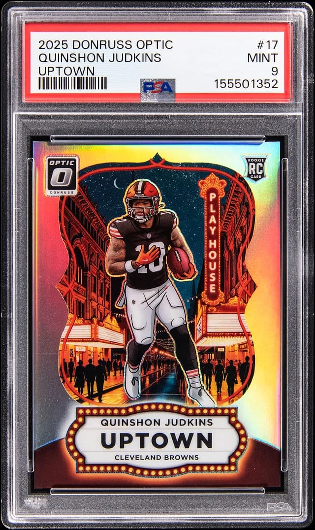 2025 Donruss Optic Quinshon Judkins Uptown #17 card image