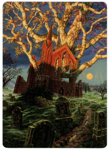 2025 Innistrad Remastered Art Series Abundant Growth // Abundant Growth common #13 unlisted card image