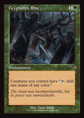 2025 Innistrad Remastered Art Series Cryptolith Rite // Cryptolith Rite common #14 unlisted card image